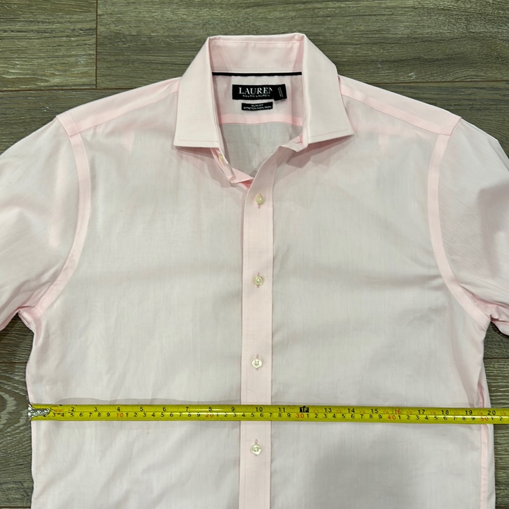 Ralph Lauren 15.5 Pink Dress Shirt